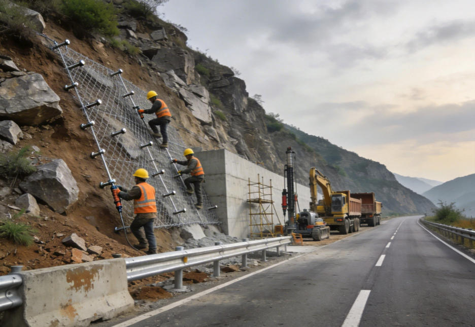 潮安公路道路护坡
